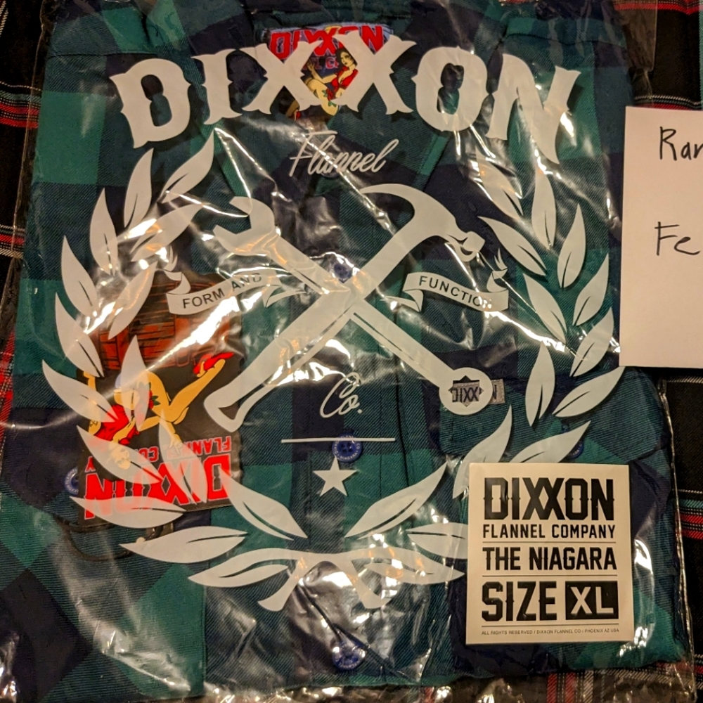 Dixxon Flannel The Niagara Flannel XL BNIB Limited Edition